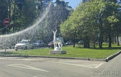 На Московском проспекте установлена отреставрированная скульптура оленей