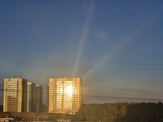 Утреннее солнце в Зеленограде