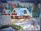 Приступова Е.Ю. "Зима.Домики"