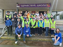 Партийцы Солнечногорска провели акцию «Безопасный маршрут»