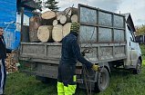Три машины дров доставили семьям участников СВО Солнечногорска