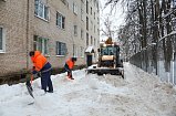 Единороссы Солнечногорска присоединились к уборке дворовых территорий от снега