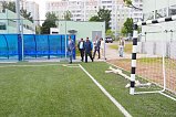 Футбольное поле в 9 микрорайоне введено в эксплуатацию