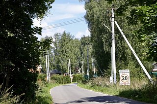 Уличное освещение установили в деревне Новое