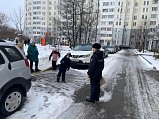 Сотрудники Госавтоинспекции Зеленогpада провели акцию «Безопасный двор»