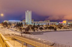 На Центральной площади отключат иллюминацию на время съемок фильма