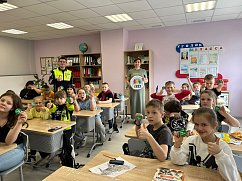 Сотрудники отдела Госавтоинспекции г.о. Солнечногорск провели брейн-ринг по ПДД для школьников