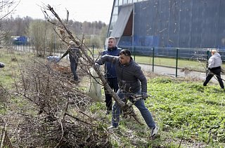 Очередной масштабный субботник провели в Солнечногорске