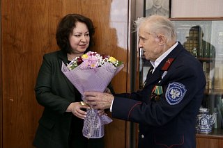 С 99-летием поздравили ветерана в Солнечногорске