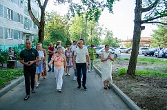 Партийцы Солнечногорска проверили комплексное благоустройство в Кривцово