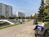 В зоне отдыха Михайловского пруда поддерживается регулярный порядок