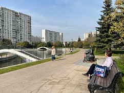 В зоне отдыха Михайловского пруда поддерживается регулярный порядок