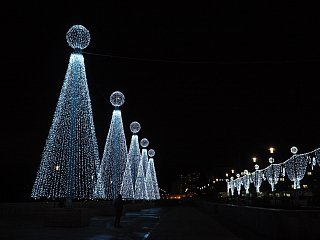 Праздничное освещение Зеленограда