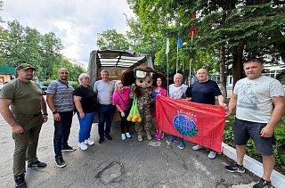 Волонтеры и общественники из Солнечногорска доставили гостинцы для бойцов СВО