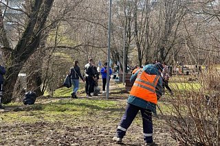 В Зеленограде проходит субботник