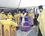 Заложен первый камень храма памяти