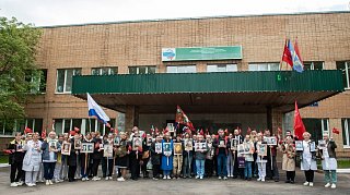 Акция «Бессмертный полк» прошла в Солнечногорской областной больнице