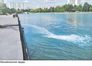 Пруды наполнили водой